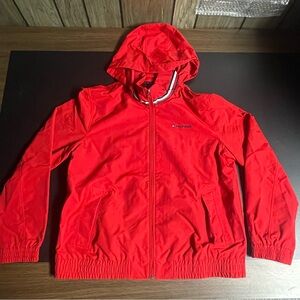 Tommy‎ Hilfiger Vibrant Red Hooded Windbreaker